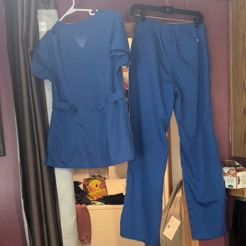 Blue Scrub Set - Picture 6 of 6